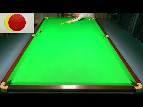 A Double Kiss all around Cannon in English Billiards by Rob Hall