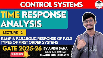 Ramp & Parabolic Response || Control Systems || GATE 2025 || PrepFusion || @AnishSaha_