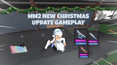 I BOUGHT EVERYTHING IN THE NEW MM2 CHRISTMAS UPDATE + GAMEPLAY (KEYBOARD ASMR)