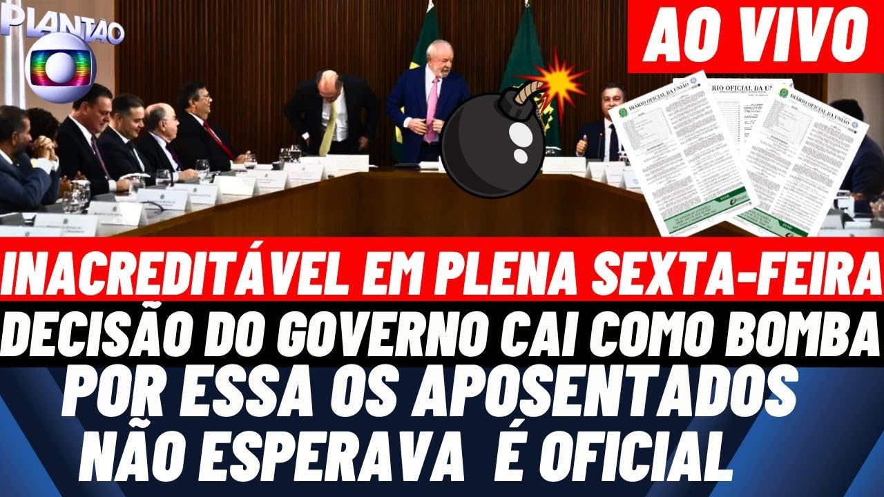 LULA AUTORIZOU: MEDIDA URGENTE VAI ATINGIR OS BENEFICIÁRIOS DO INSS DE TODO BRASIL É OFICIAL.