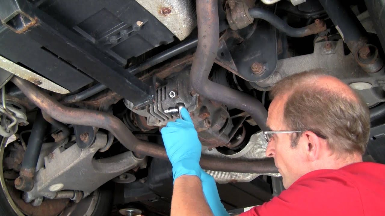Changing Fluid in BMW & MINI Rear Differential - Under Car ... 2007 bmw fuel filter location 