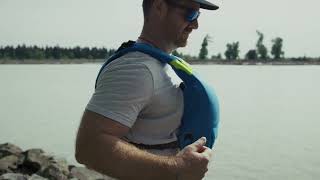 Inflating the Khimera Dual Flotation PFD | Mustang Survival