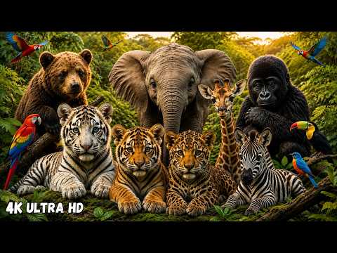 Cutest Animals on Earth 4K š¼ | Precious Baby Wildlife in Their Natural World | Relaxing Film
