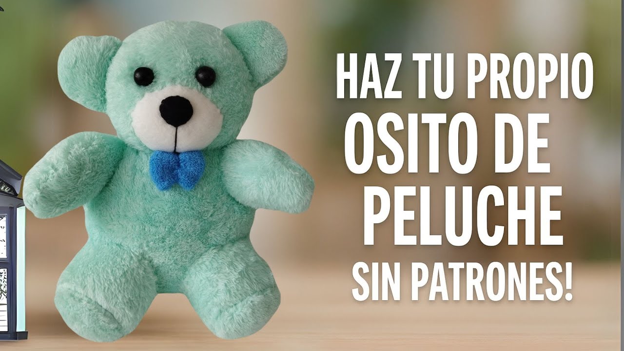 🎀✨ Como hacer osito de tela 🧸💖| No necesitas patrones