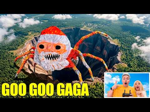 ¡MI DRON GRABÓ A GOO GOO GAGA EN LA VIDA REAL! 😱🚁