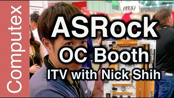 Nick Shih at the ASRock Compute 2014 booth