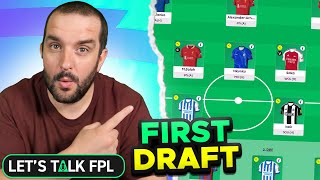 MY FIRST FPL DRAFT | Fantasy Premier League Tips 2024/25
