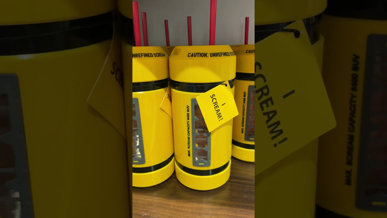 Monsters Inc Scream Canister Cup At Disney’s Hollywood Studios Shorts