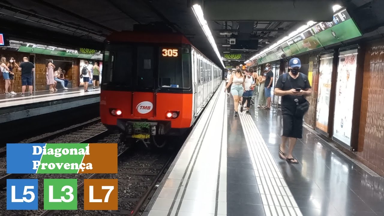 Diagonal | Provença | Metro  L3 , L5  & L7 FGC