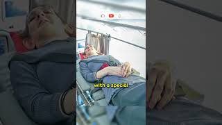 Can the World's Tallest Woman Even FIT on a Plane? | #shorts #facts #travel