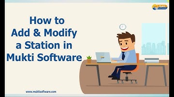 How to Add & modify a Station (city) in Mukti Software (Hindi)