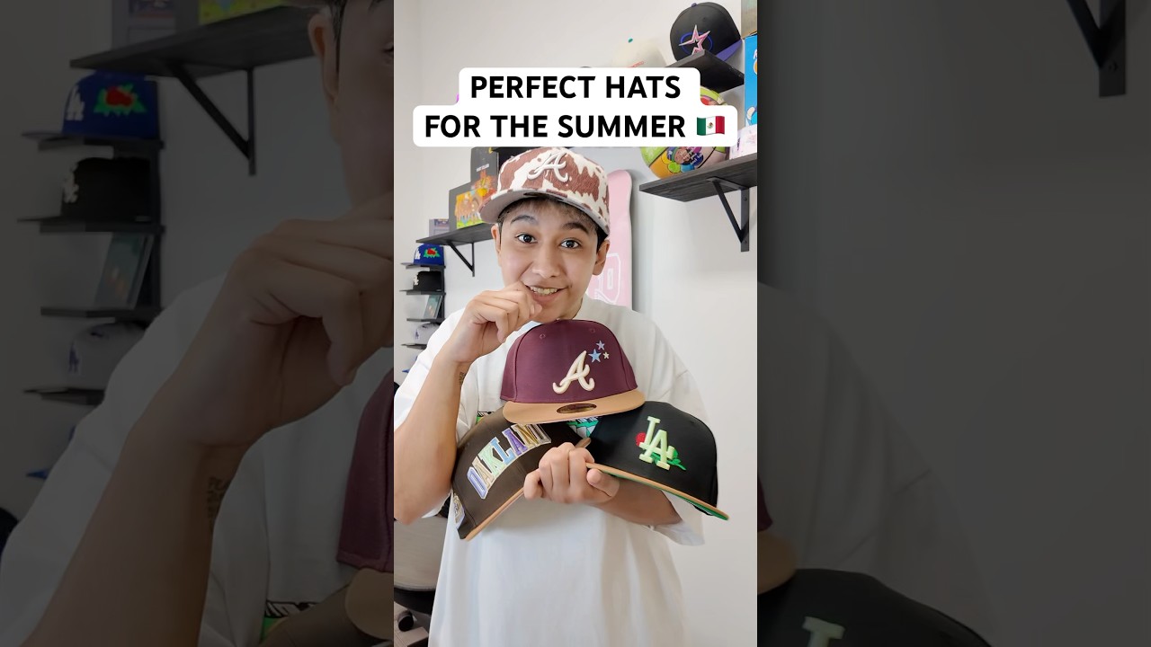 Snap backs and Fitted hats perfect for the summer 🔥🧢 