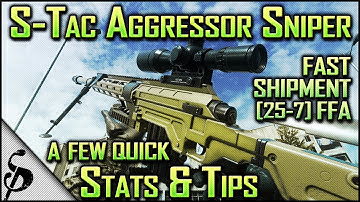 MWR | S-Tac Aggressor New Sniper - A Few Stats, Tips [MWR Intervention / MSR Quickscoping  Gameplay]