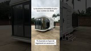 Une maison prête à poser, prête à louer #china #business #immobilier #camping #airbnb