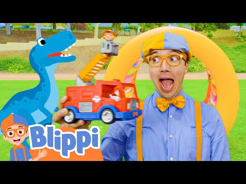 Emergency Vehicles and Game Songs with Blippi | Music For Children | Educational Videos For Kids