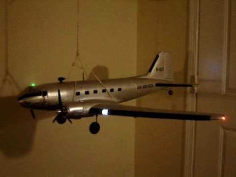 GWS Air America Douglas C-47 Skytrain lights and r...