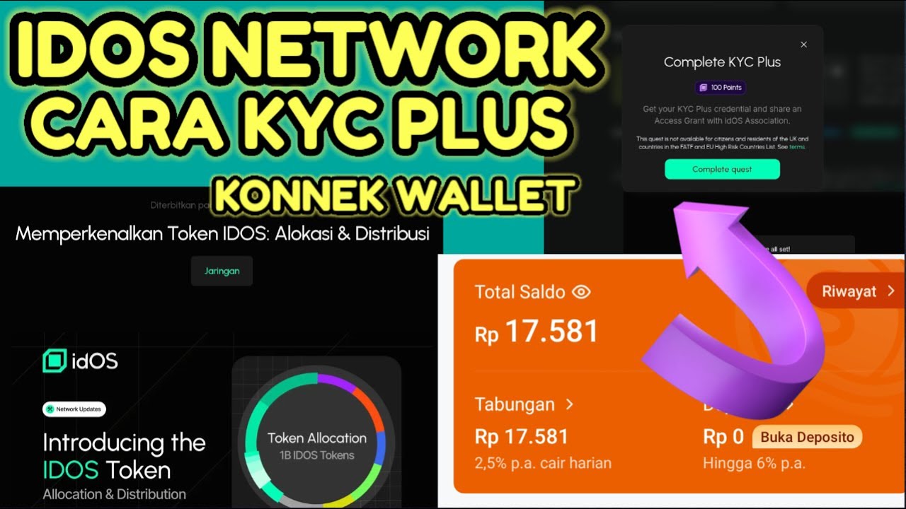 CARA SUKSES KYC IDOS NETWORK Sebentar Lagi TGE || Masih bisa di Garap Q4 Listing !!!!