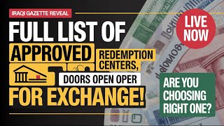 🚨 Iraq Official Gazette Confirms Redemption Centers | Dinar, Dong & Zim Updates 🔊