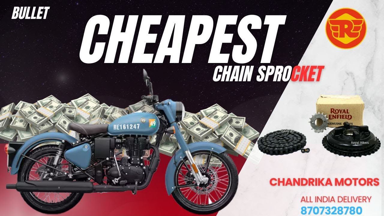 Bullet Chain Sprocket set price ! Shocking Prices ! UNBOXING