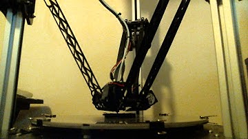 Rostock Max V2 3D printed compressor wheel timelapse