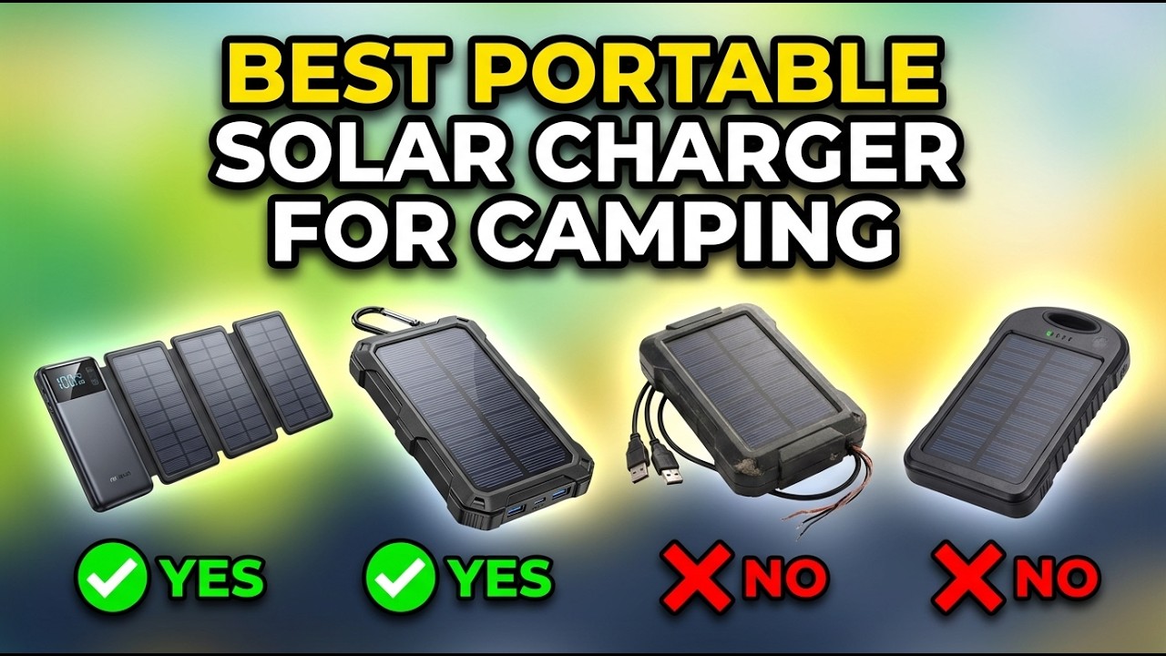 Top 5 Solar Chargers for Camping - The Best Solar Chargers for Camping and  Off-Grid Power