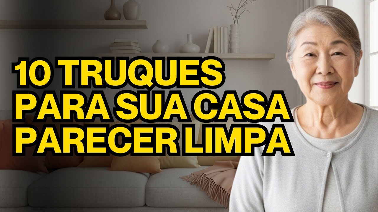 10 Truques Para Sua Casa Parecer SEMPRE Limpa (Mesmo Sem Faxina)