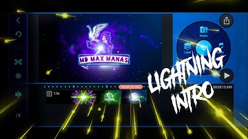 How to make lightning gaming intro in kinemaster/Kinemaster tutorial//android//MS EDITINGX