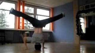 Headspin w slow motion