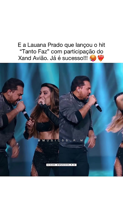Que feat sensacional! ❤️🔥💥🎧 Tanto Faz - @lauanaprado @XandAviao