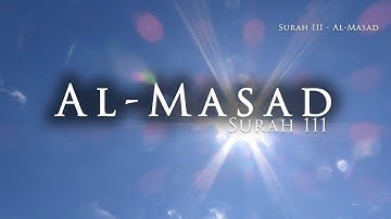 Surah Al Masad سورة المسد - Al Quran 111 | Abdul Rahman Al Sudais | عبد الرحمن السدیس