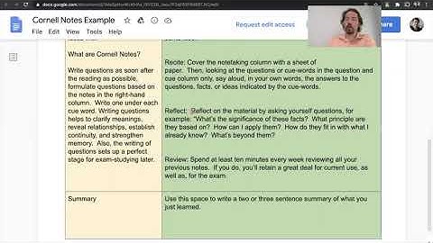 Digital Cornell Notes