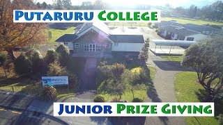 Putaruru College Junior Prize Giving (Live Stream)