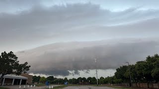 LIVE - DFW Storms / Shelf Cloud / HAIL - June 1, 2024