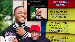 Missing Spaza Shop Owner Mazwi Khubeka Found Ajulius Malema Wants Him Arrested For Faking His 