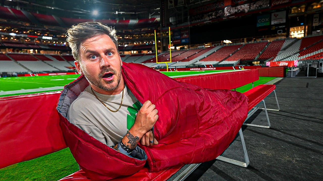 Overnight Challenge In The Arizona Cardinals Stadium!