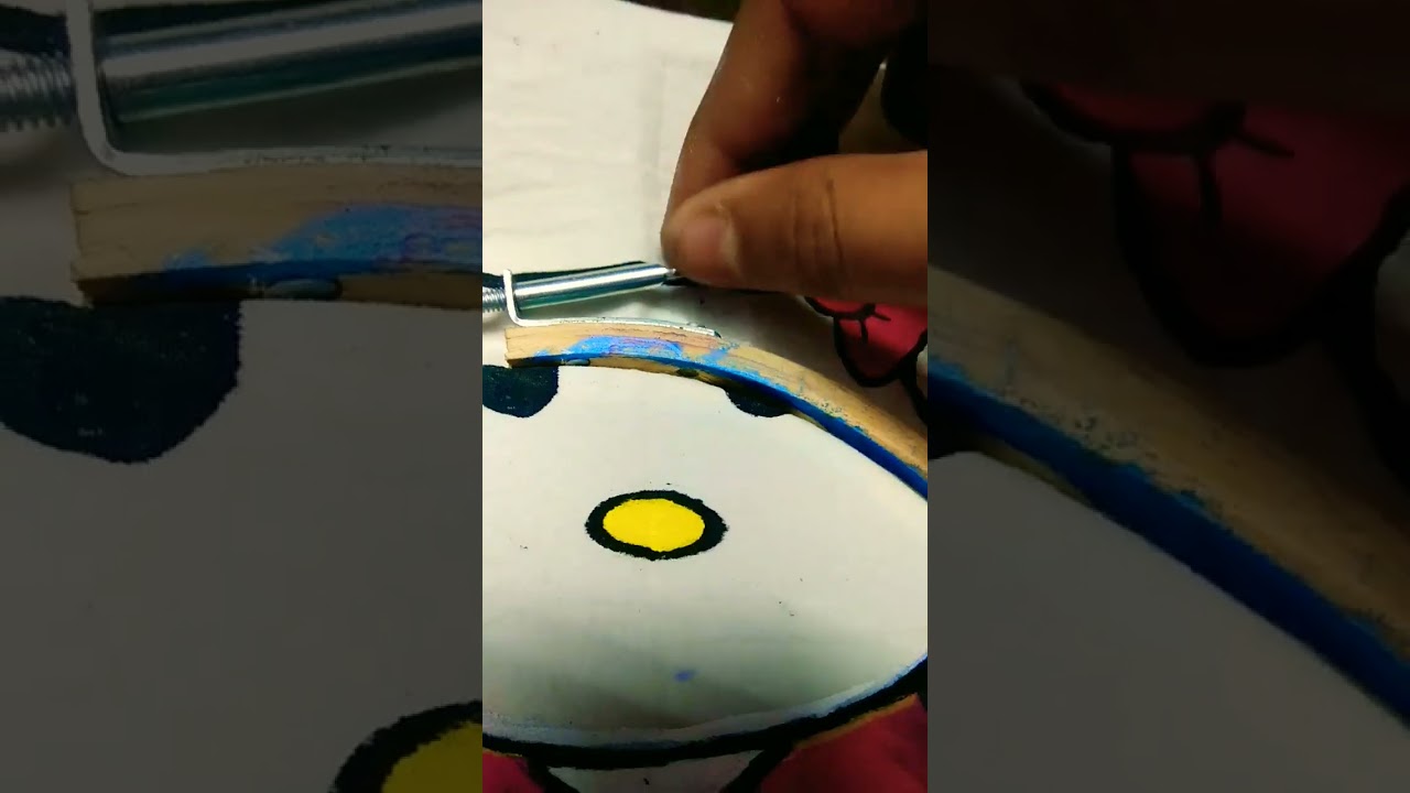 hello kitty fabric painting🎨 