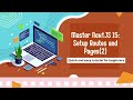 Next.js 15 Setup Tutorial 🚀 | Create Pages and Routes for Beginners(2)