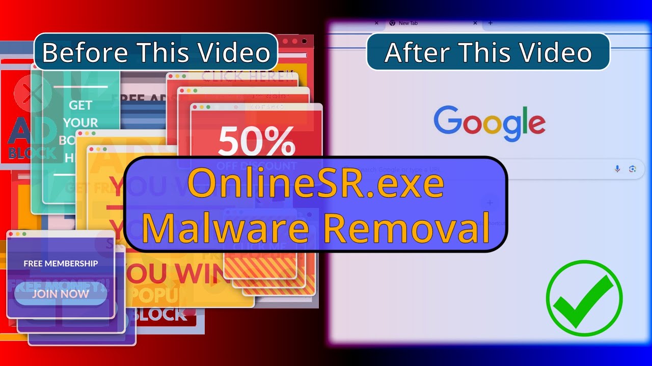 Вирус OnlineSR — автоматическое и ручное удаление