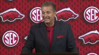John Calipari press conference: Arkansas men's basketball at SEC Media Days