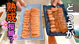 味の違いはわかるのか？熟成桜鱒とそのままルイベの桜鱒で味くらべ！【Cherry salmon】