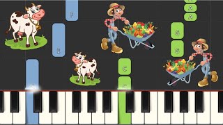 Old Macdonald Had a Farm - Easy Piano Tutorial