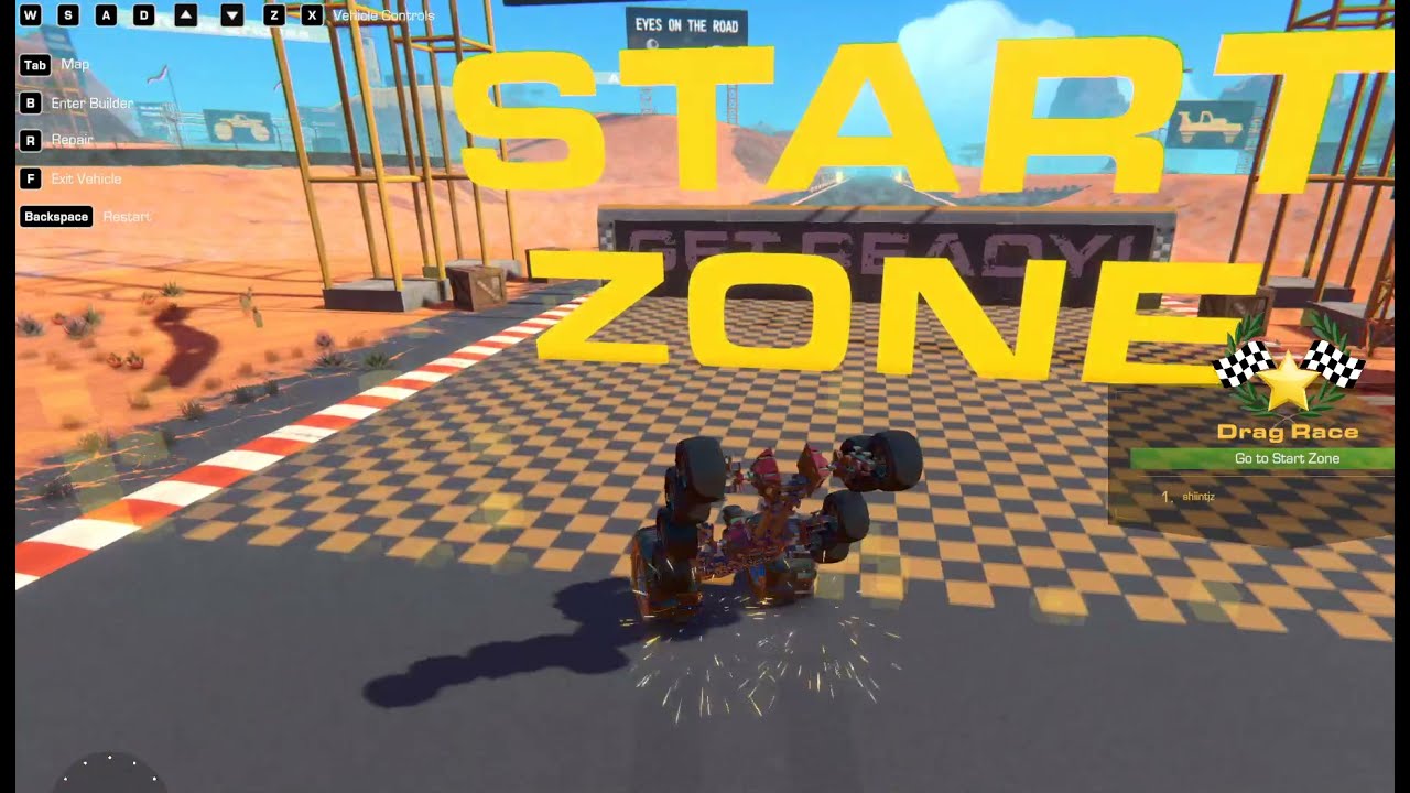 An unconventional drag race