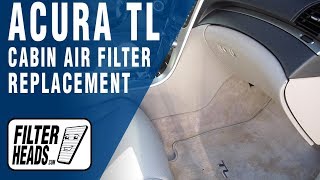 How to Replace Cabin Air Filter 2007 Acura TL | AQ1058