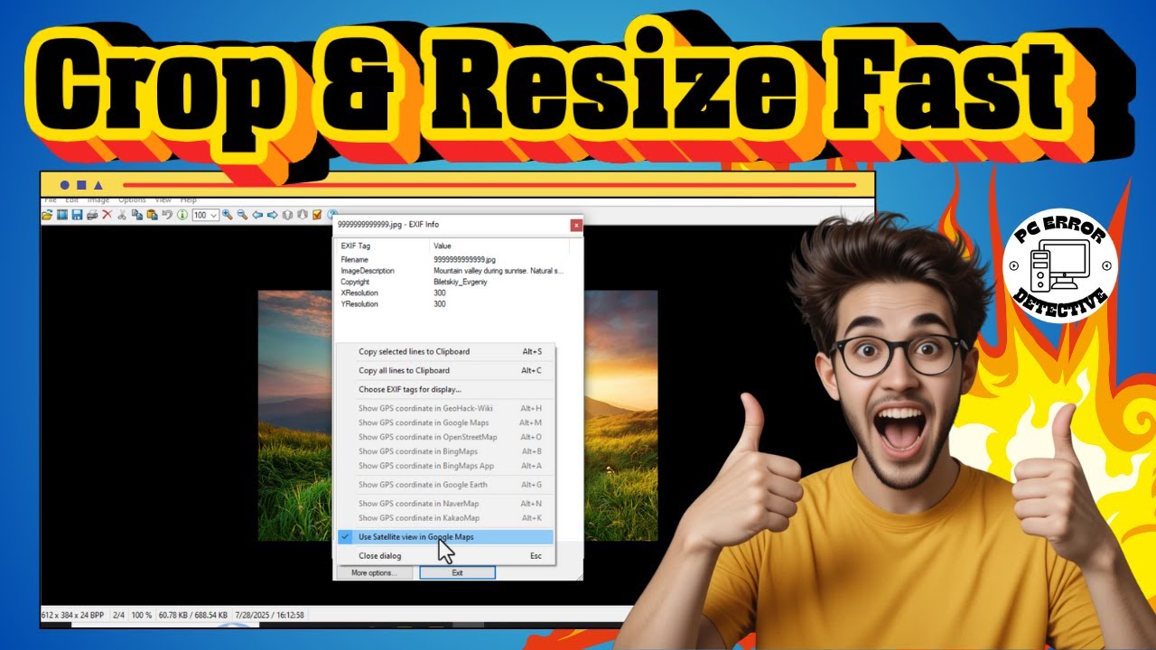 How To Crop and Resize an Image in Irfanview | Quick Guide (2025)