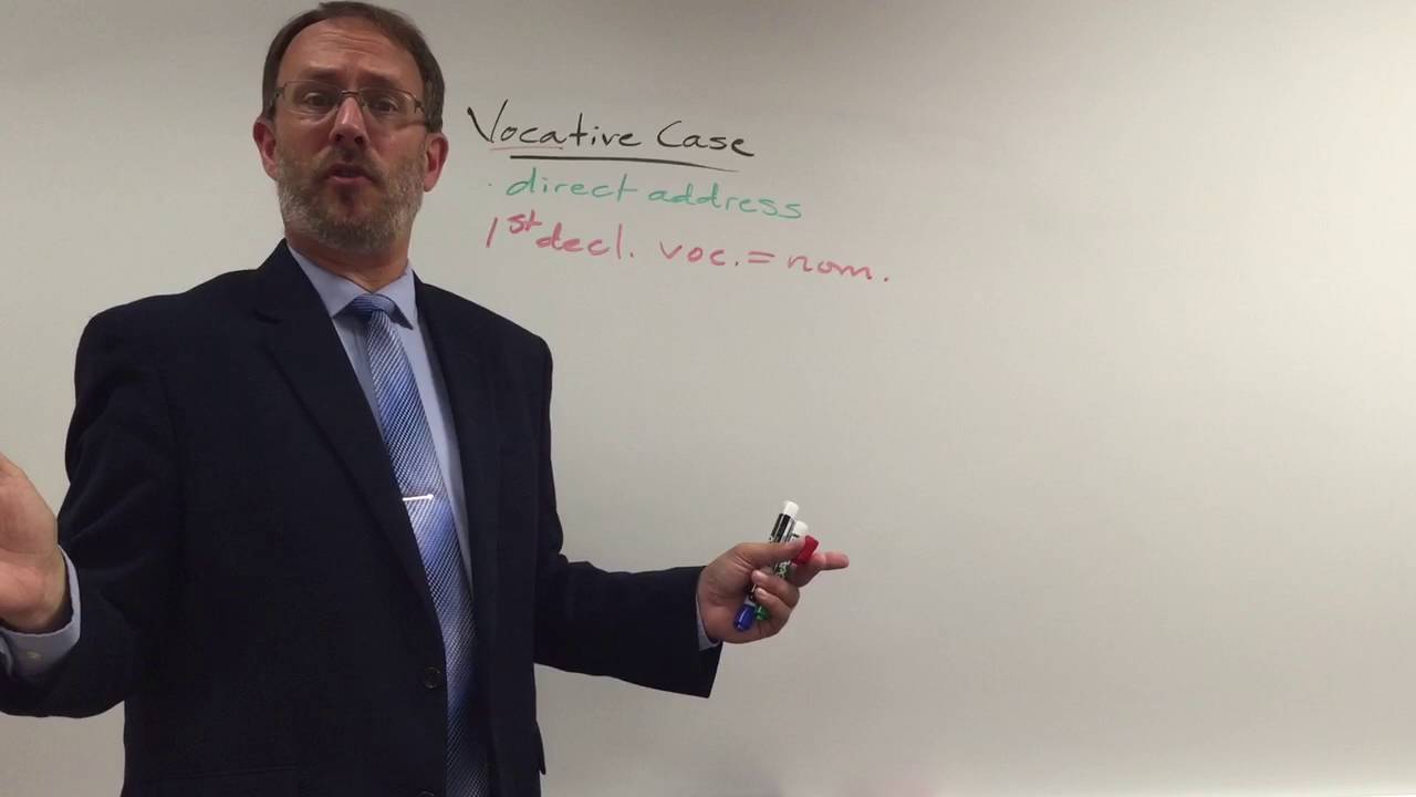 Latin I Vocative Case YouTube