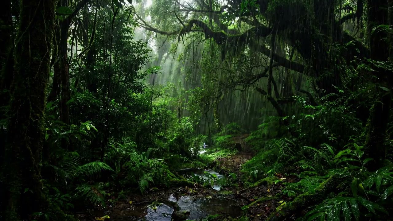 Thunder and Rain Sounds for Sleeping - Relax and Overcome Stress & Insomnia with White Noise