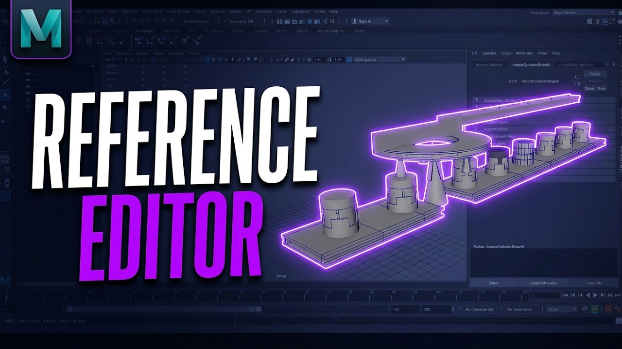 The Power of Reference Editor - CGFamily - YouTube