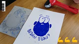 Tuto Linogravure Linkits La Galerie Dart Mobile.