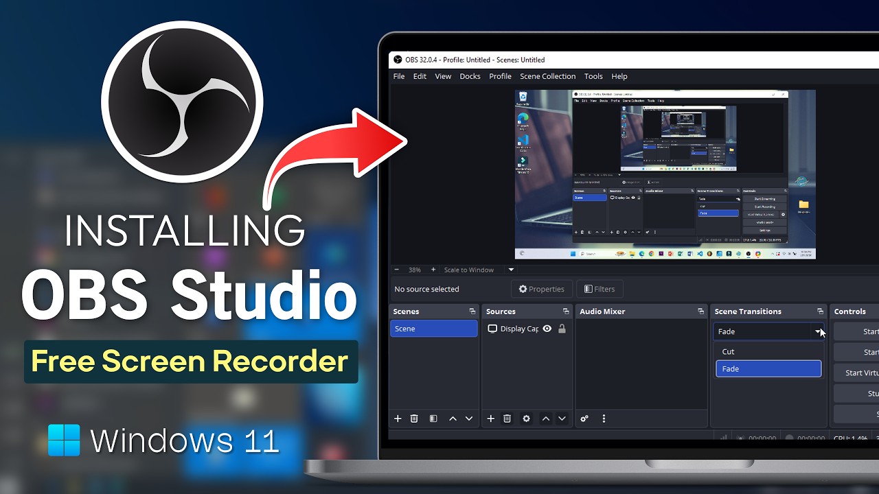 How to Install OBS Studio in Windows 11 - YouTube