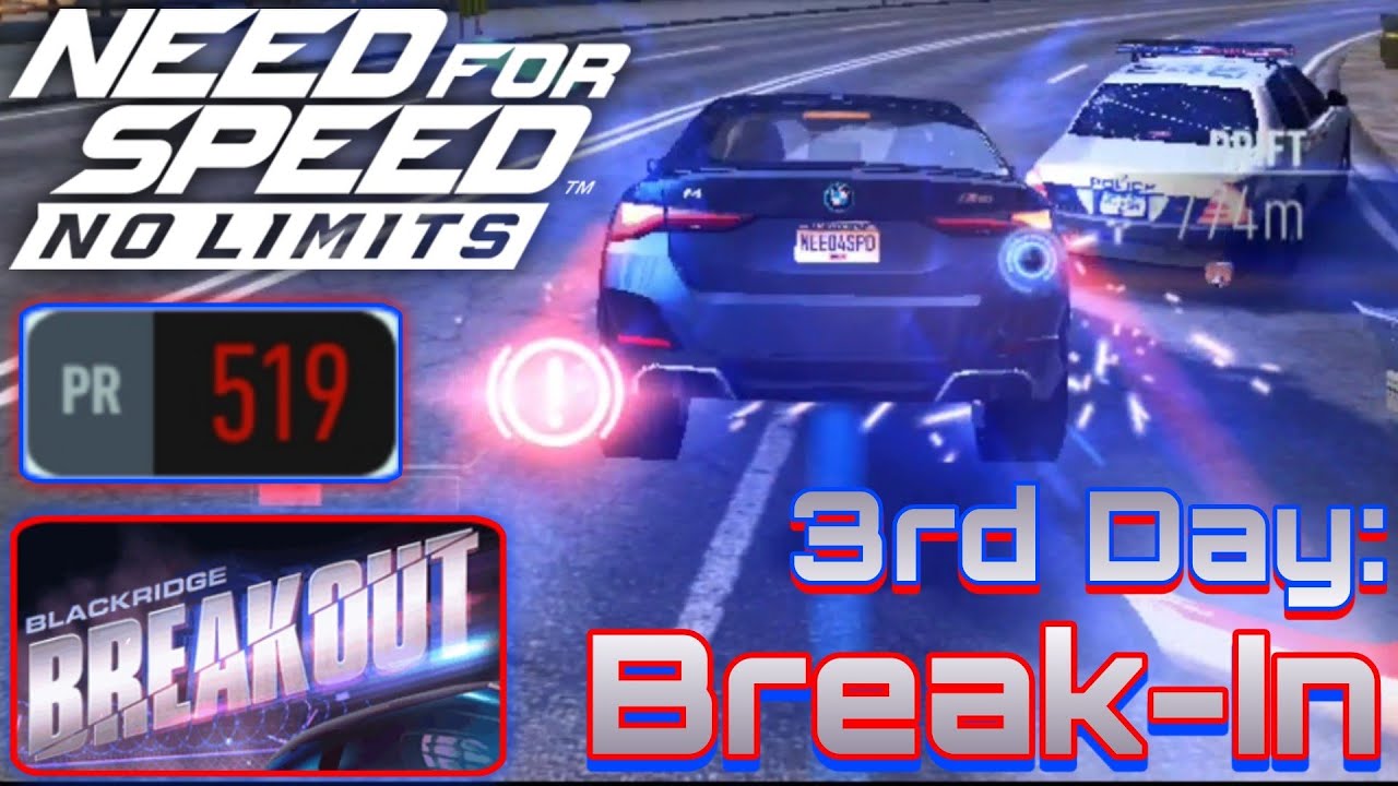 [Need For Speed: No Limits] Blackridge Breakout: BMW i4 M50 (G26) - 3rd ...